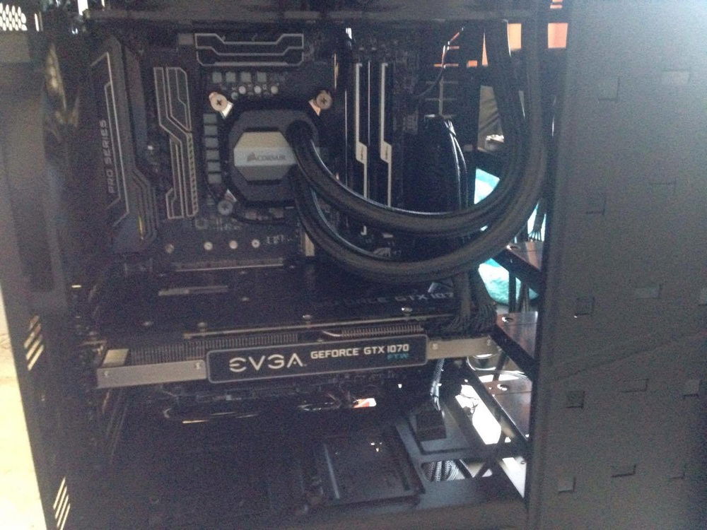 Just after I finished building my computer.