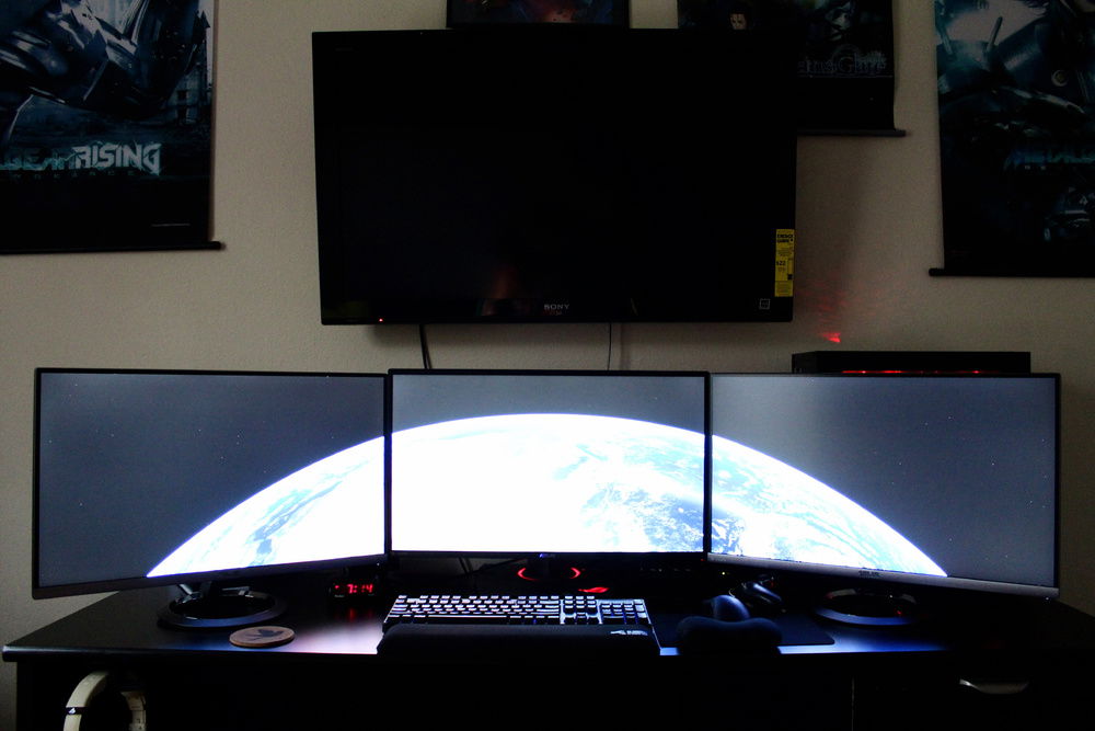 Triple monitor