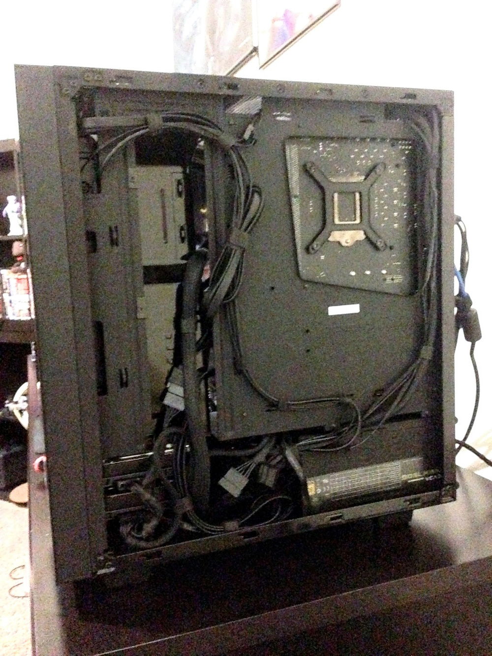 After cable management
