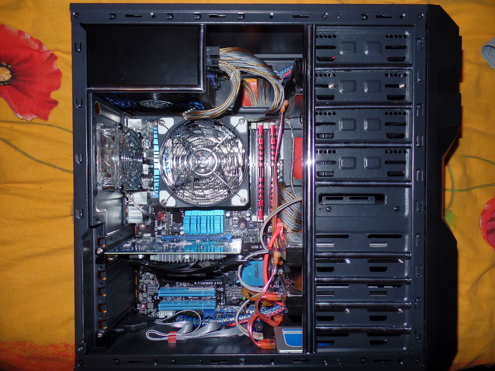 Gesamtes Innenleben fertig verbaut