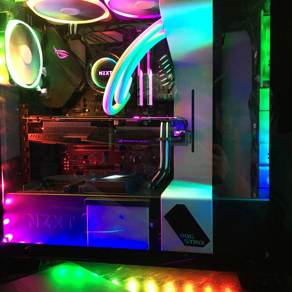 This is my unicorn vomit pc