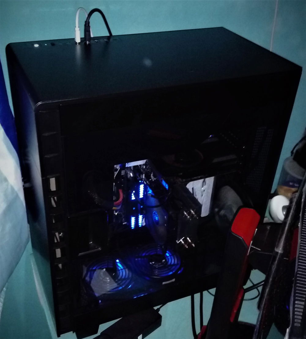 building phase when case was coming together in 2018