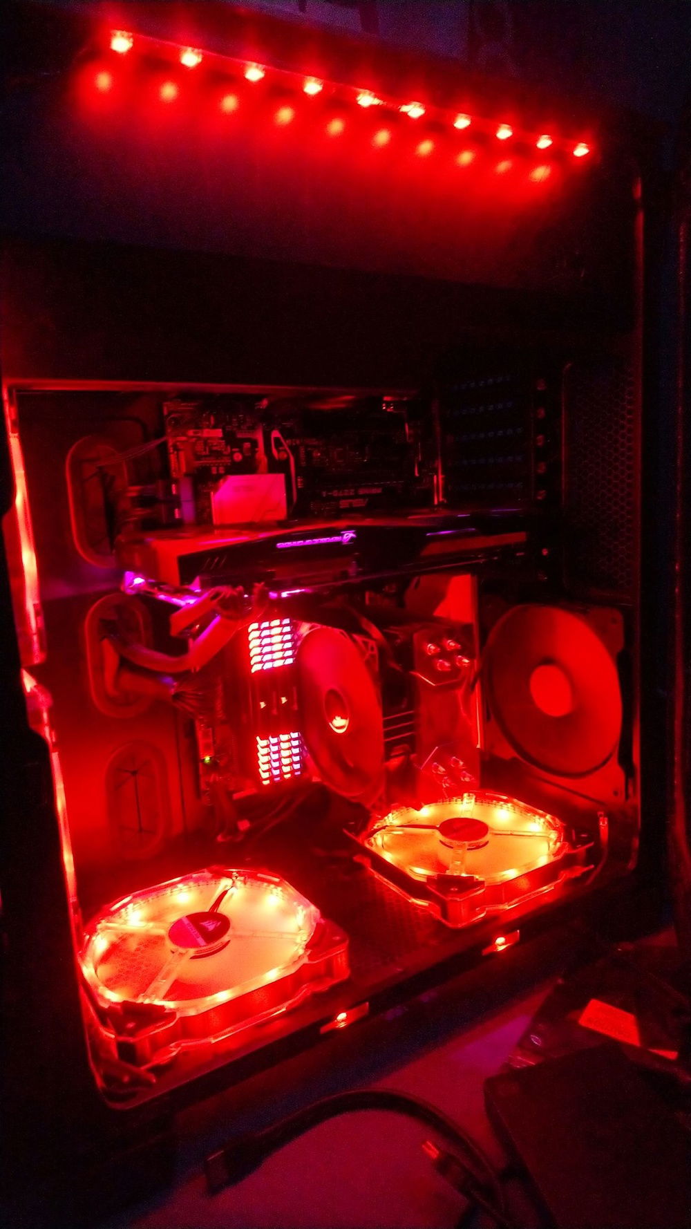 New GPU was installed. Tested a few lighting settings