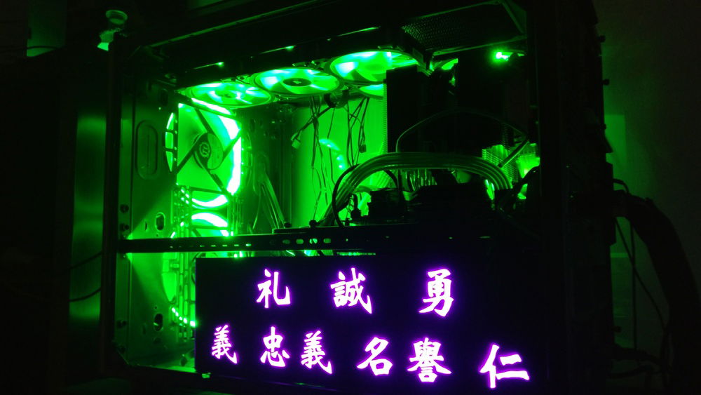 RGB sideplate testing. Looking good.