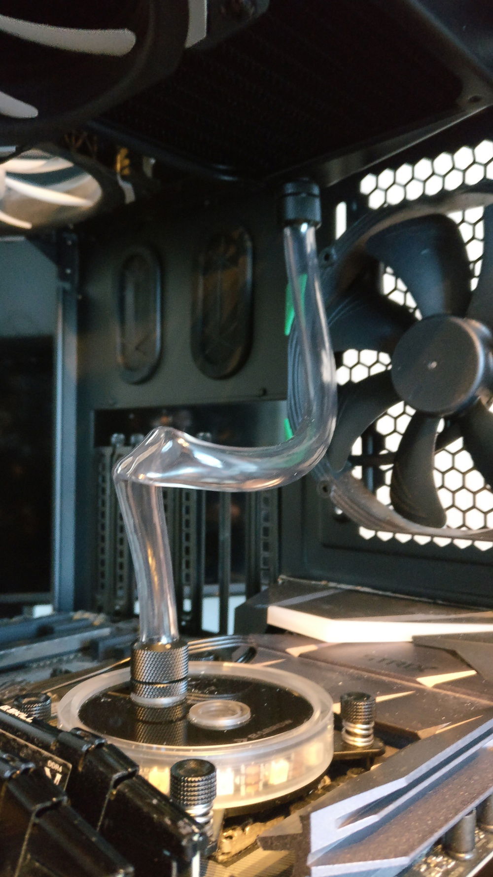 First time playing with soft tubing. Kink is life.