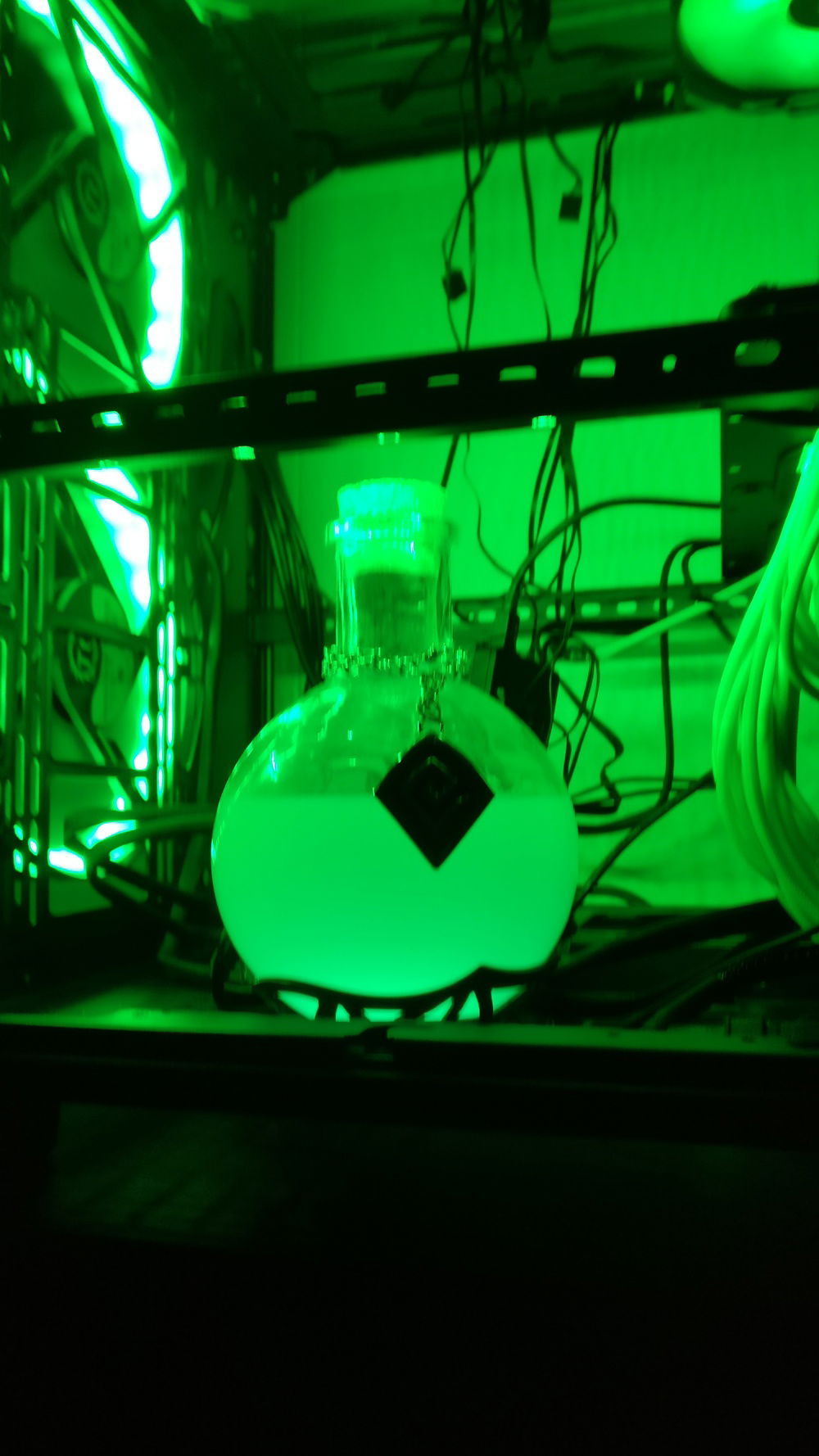 RGB  lit "magic potion" lamp i've been wondering about incorporating in the build in some form possibly. Thoughts, comments? The rgb lighting for this is in the base for it.