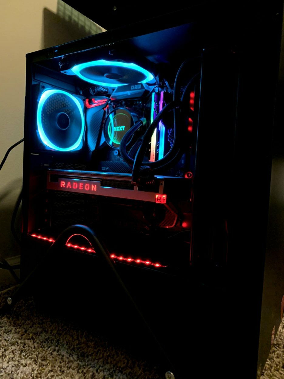 TridentZ Neo Rainbow RGB lighting controlled through MSI Mystic Light.