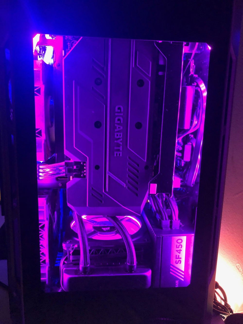 Full view of the GPU side