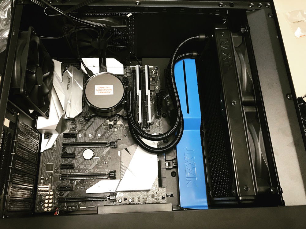 Installed the AIO NZXT X62. They say AIOs are hard to install. This was very easy and no issues.