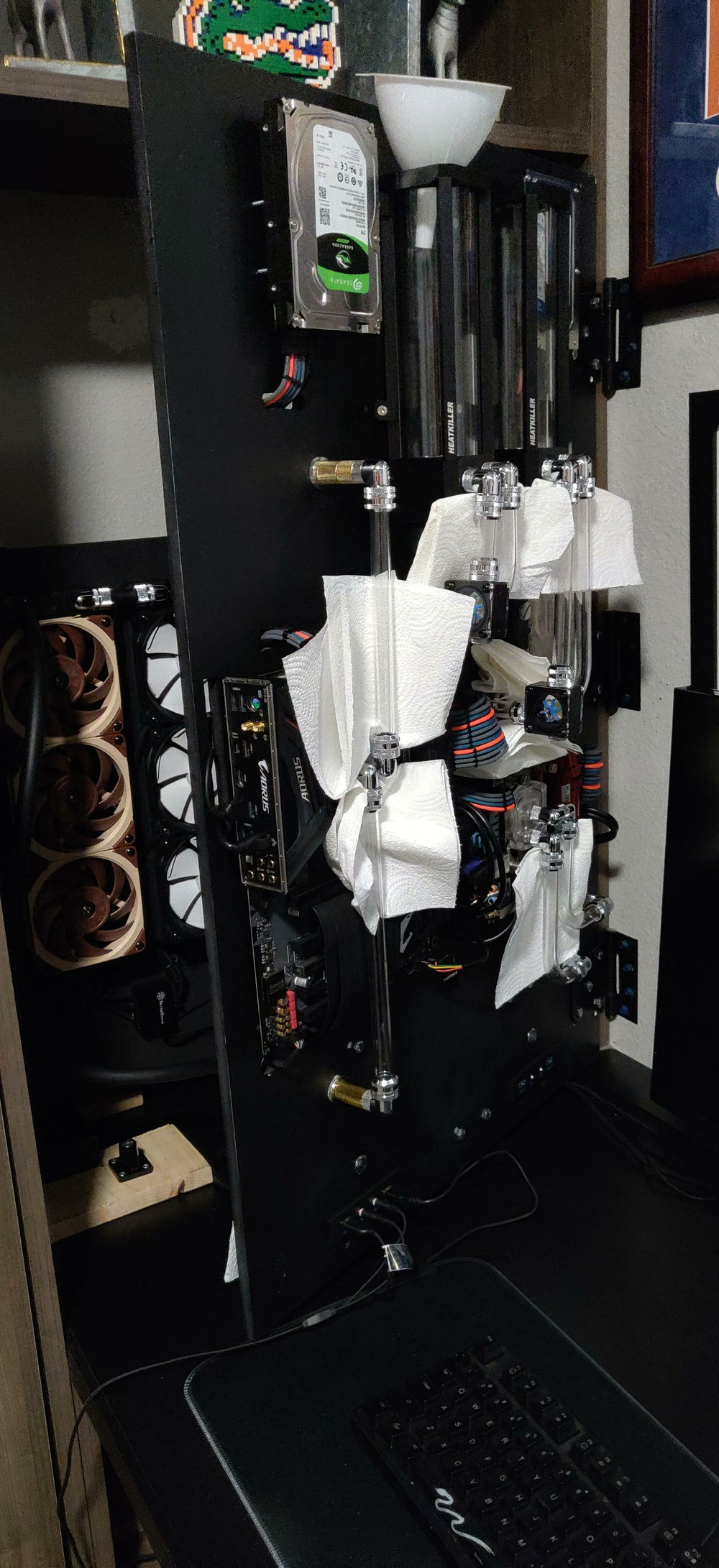 Leak Test: Passthrough's needed tightening!  Scary!