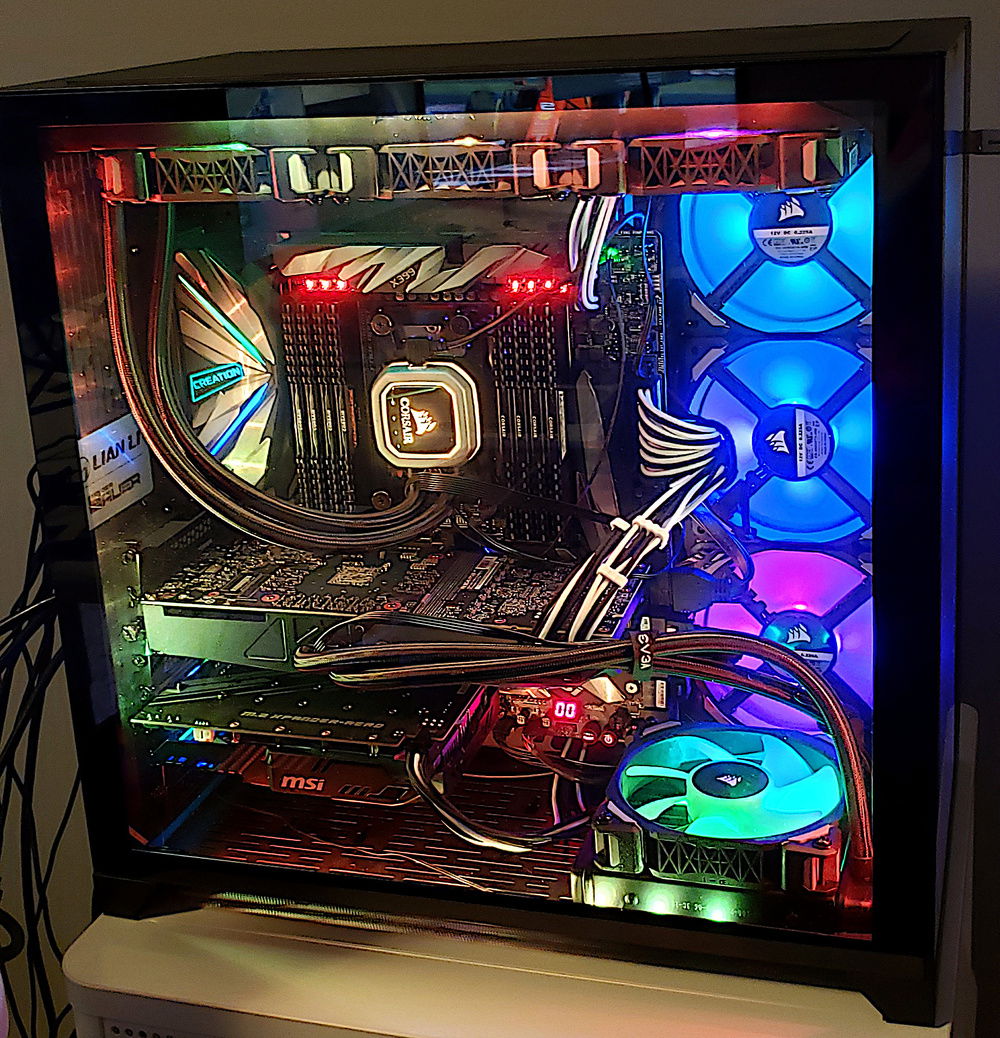 Daughter saw some pictures with led strips. Now we have led strips