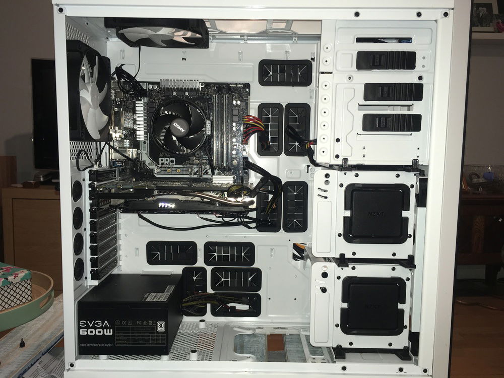 Taken prior to existing ram and cooler