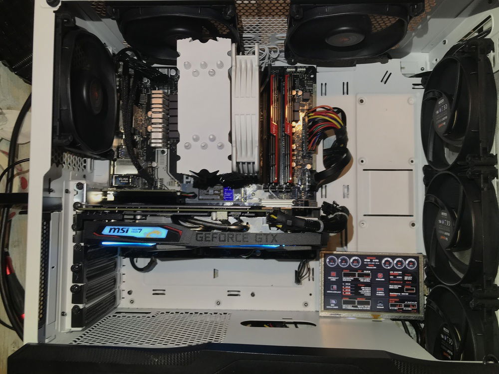 Doesn’t look too out of place and allows for access to my second ram Channel unlike the Bark Rock 4. Down side my MB only has 4 pin rgb headers no 3 pin.