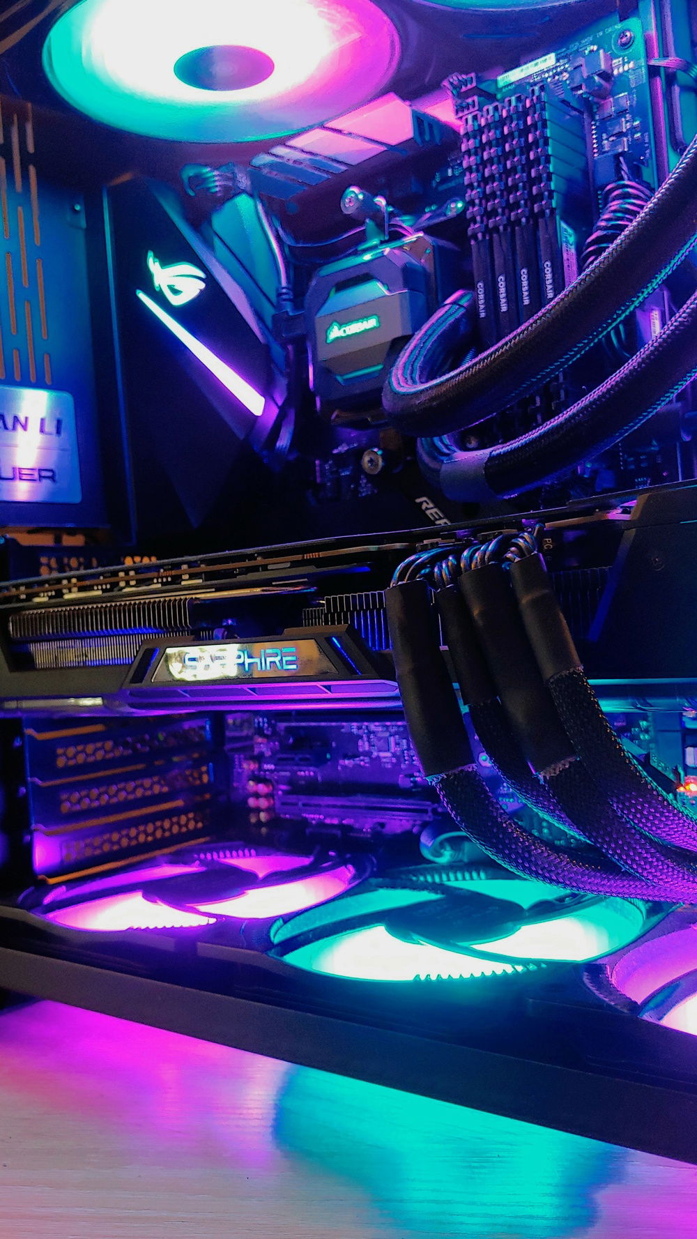 Without the glass on the LianLi PC 011.