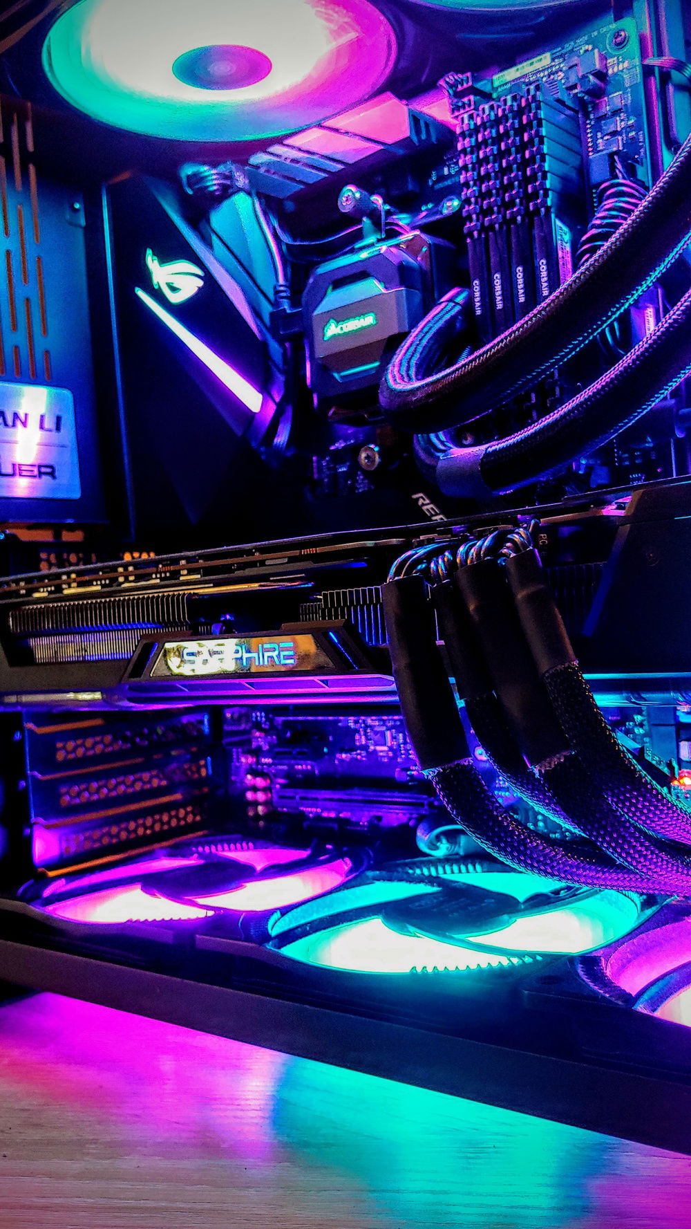 Without the glass on the LianLi PC 011.