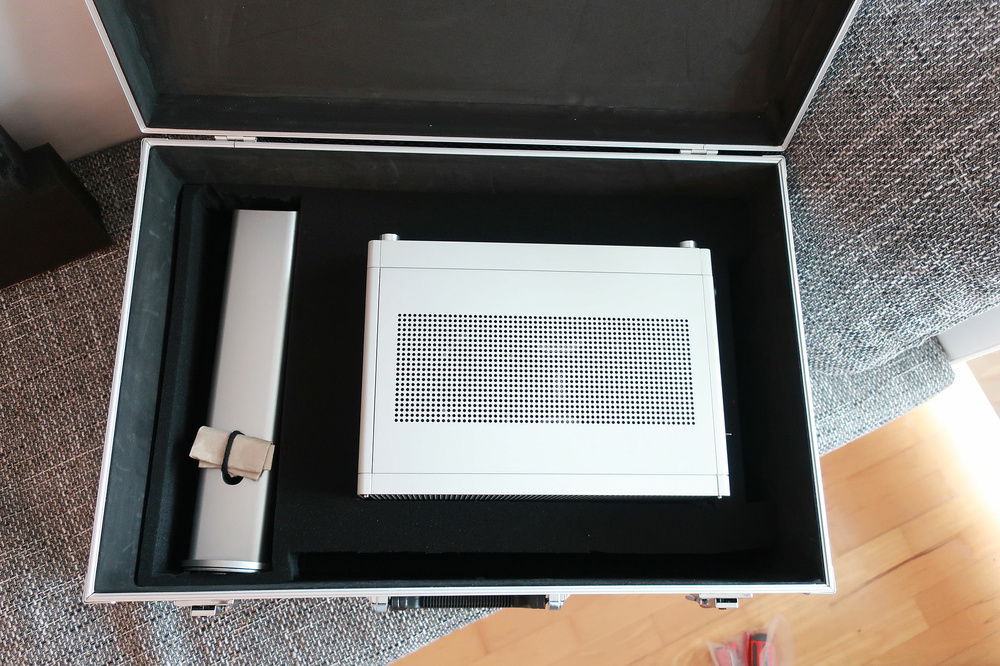 monitor stand and ghost in lower foam