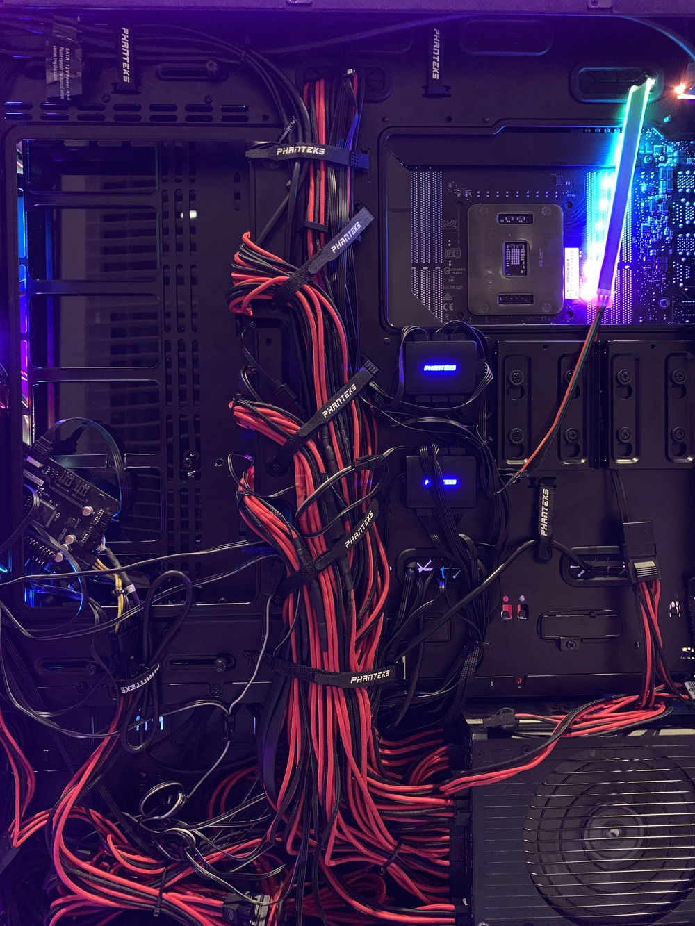 Rat nest of cables I still want to sort out.