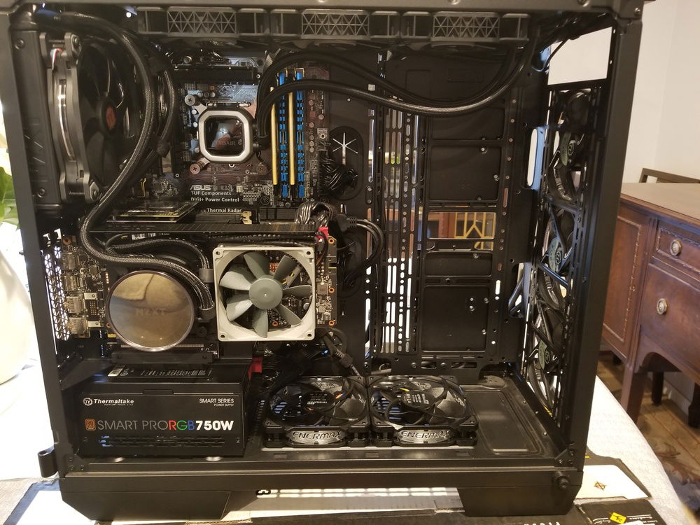 1080 Ti FE Watercooled with vertical bracket installed