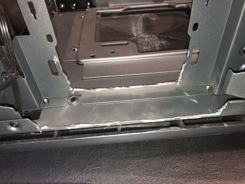 Bottom side rear modification