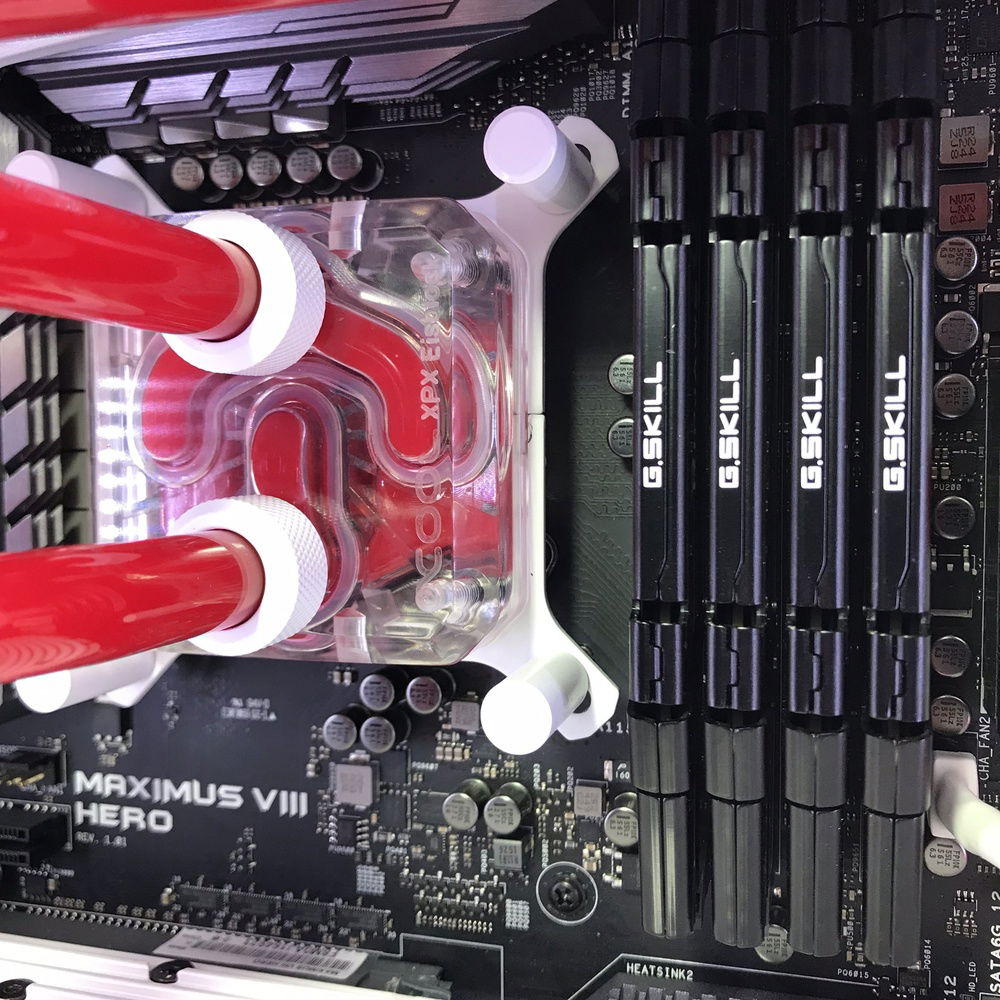 CPU water block with Memory