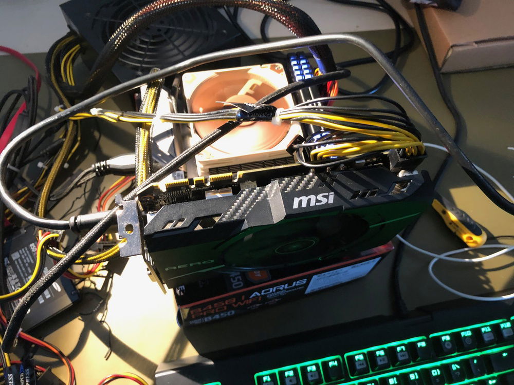 Replaced the AMD cooler with the Noctua Cooler and installed the Corsair MP510 M.2 NVMe SSD.