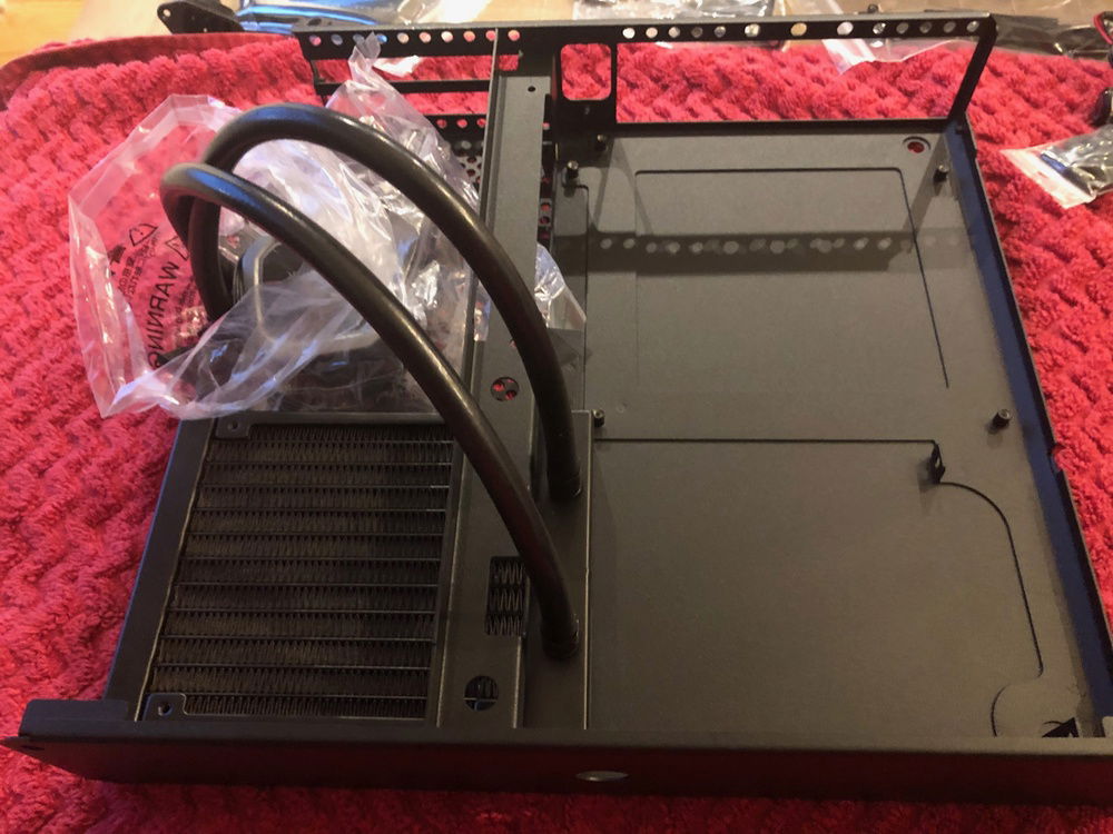 First up is the radiator installation