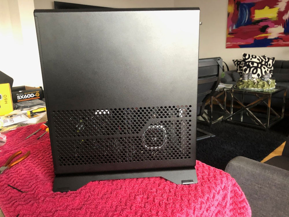 Motherboard and PSU side