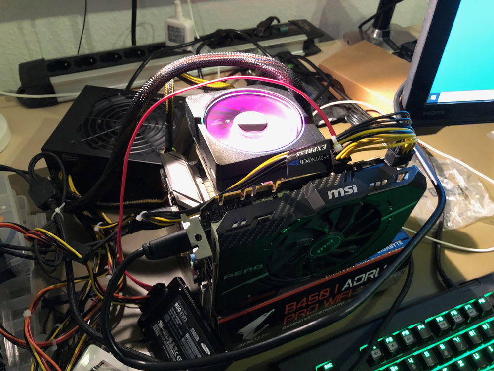 And put it to the test, using the cooler that came with my main builds 3800X for testing. And the result is: Everything works!