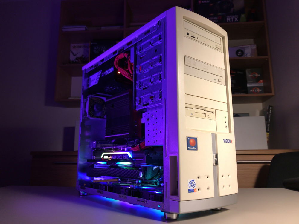 Side view with the side panel off