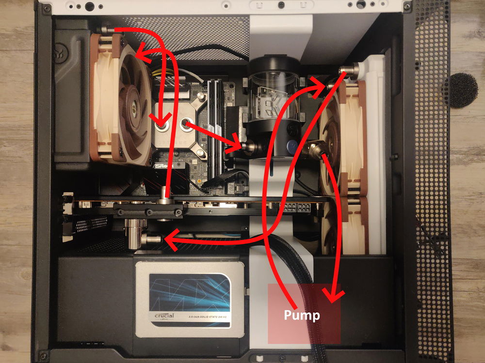 This is my proposed tubing layout.