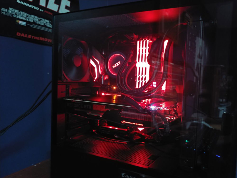 This is an older picture of the rig itself. Trust me, it looks nicer now than it does here.