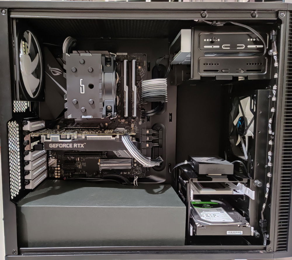 Went cheap and made my own PSU shroud. Out of hard black paper and some cardboard. Lol