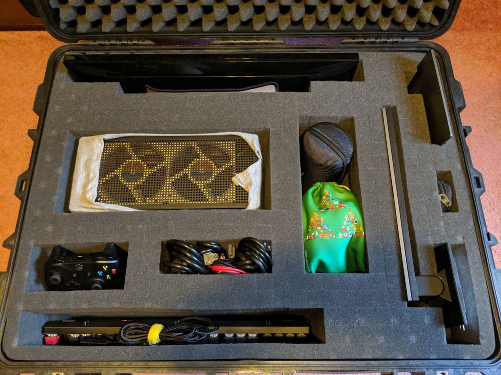 Pelican 1630 Case with the Pick N' Pluck Foam system. Will be giving this the Plastidip treatment to maintain rigidity in the future.