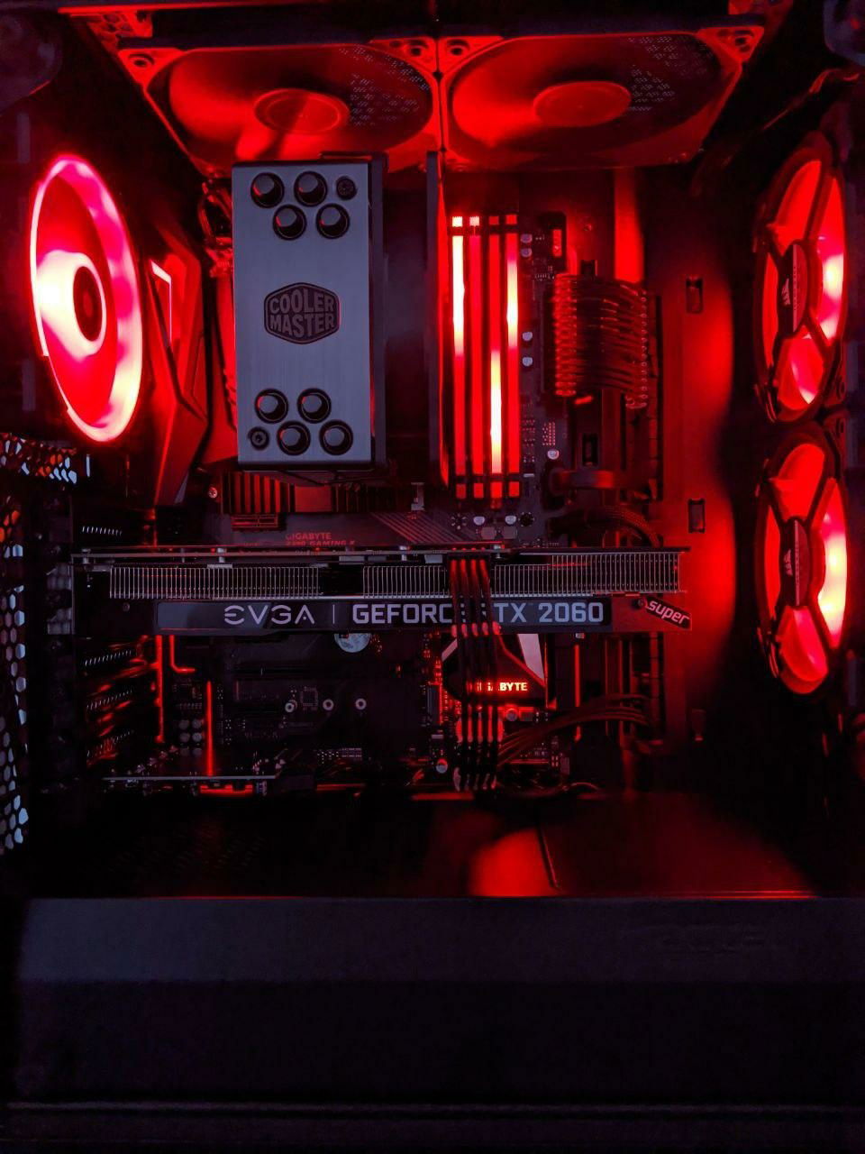 Internal shot of the build