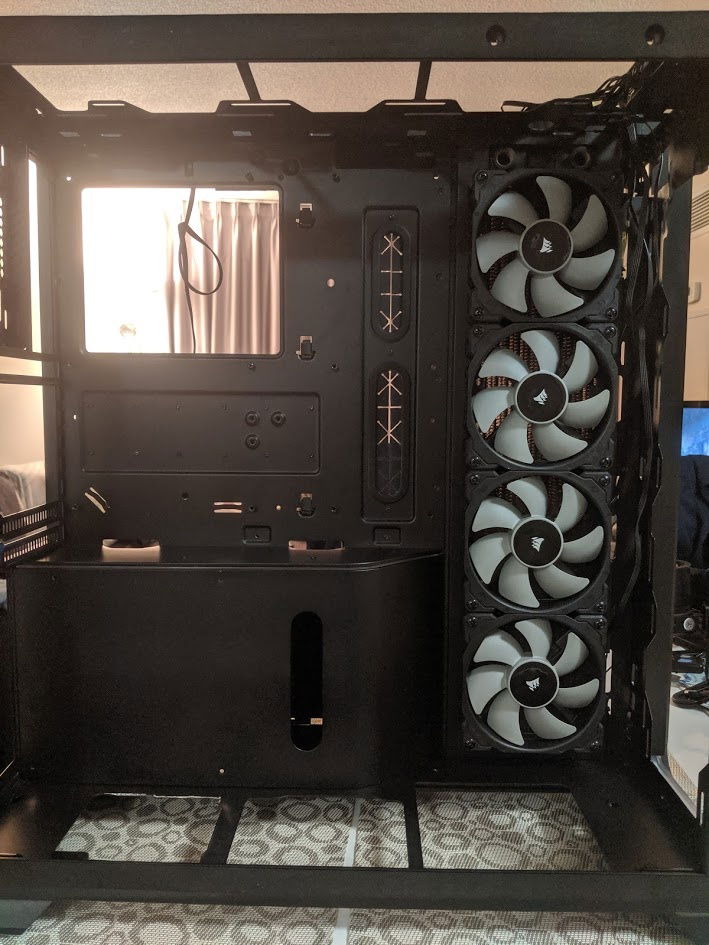 Side rad in along with cutting up a bit of the base for airflow, as well as the side top rear to allow rad fitment