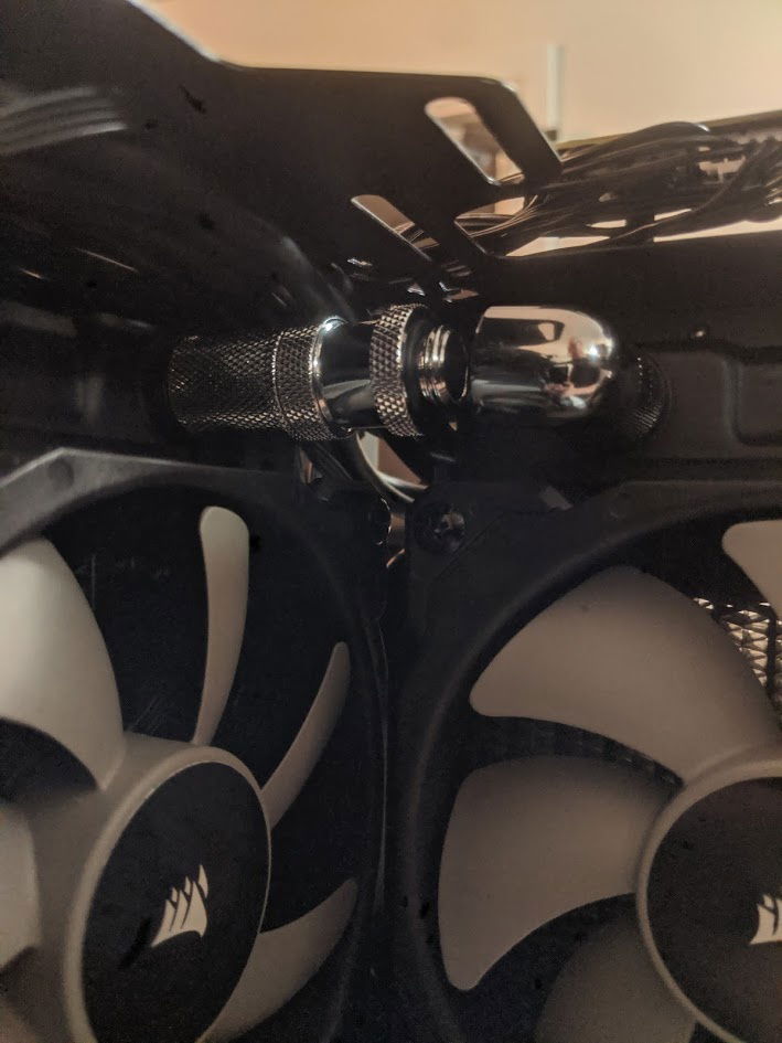 Side and Front Rad connection. (these fittings are a lifesaver!)