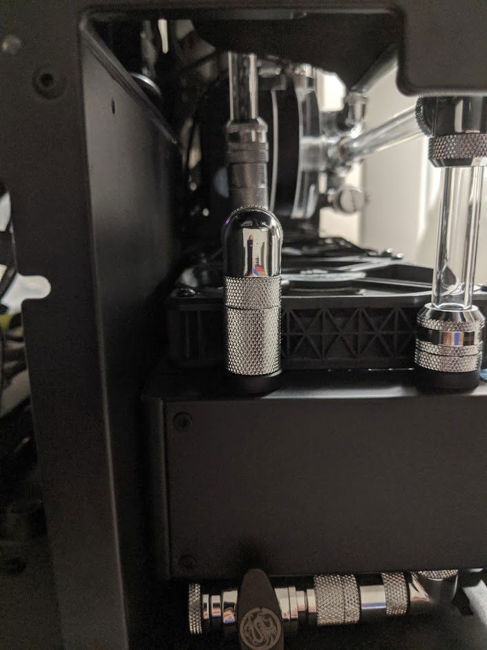 2nd drain plug in, and compromise on the build. I ran out of tube to tube 90s