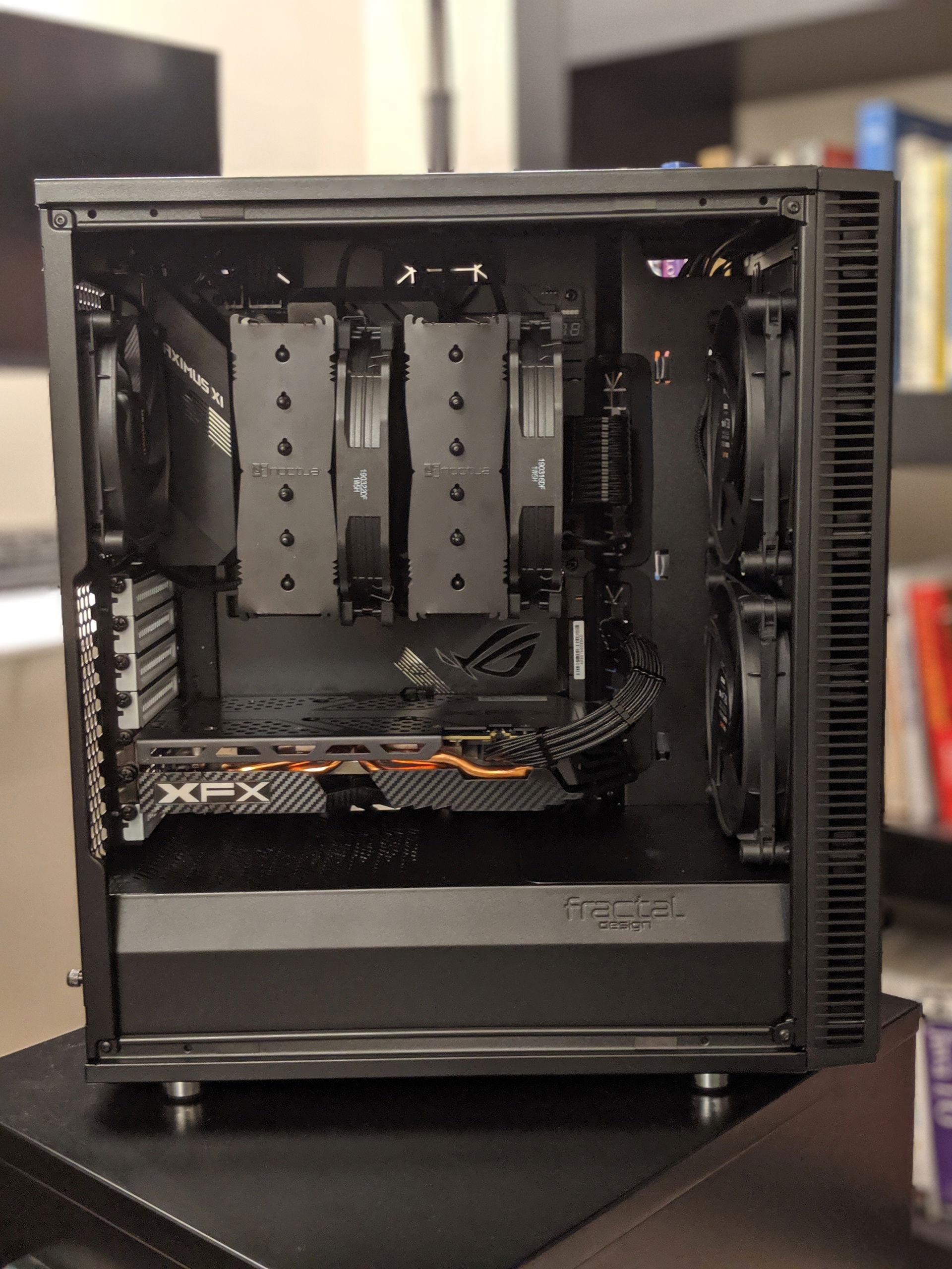 Silent All-Black Fractal Design Define C » builds.gg