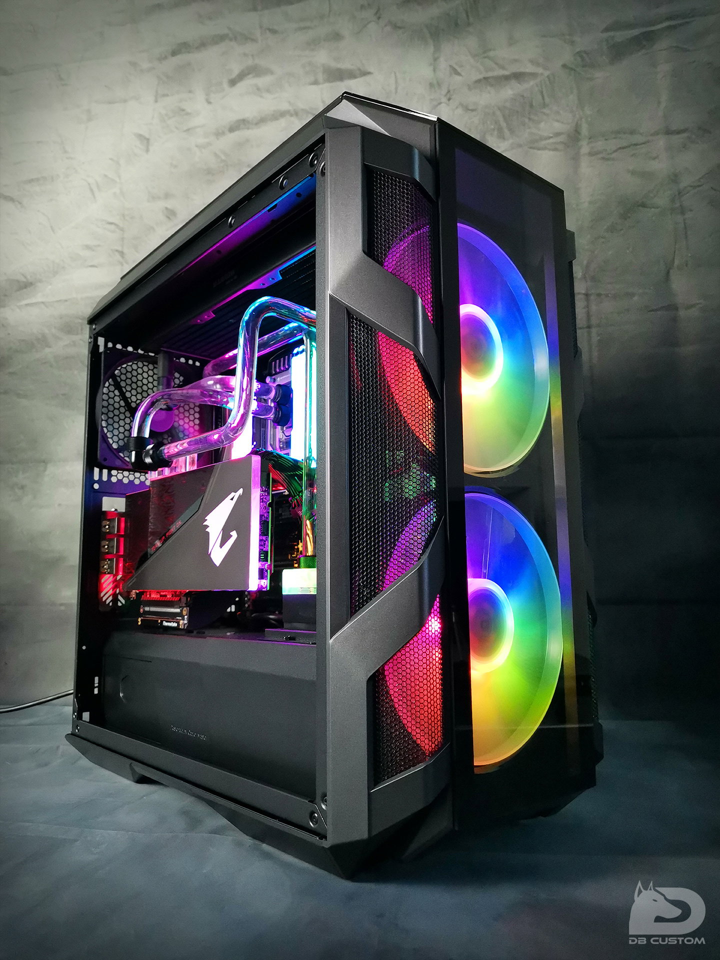Cooler Master MasterCase H500M / Watercooling Barrow » builds.gg