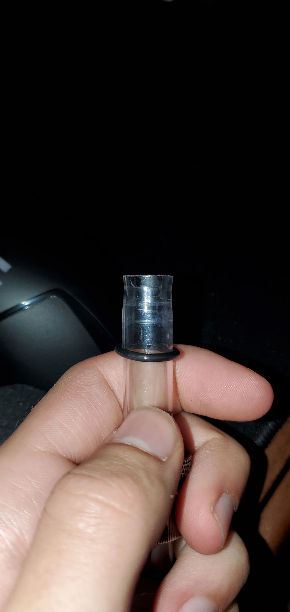 This was the tube that slipped from the fitting, is this deformation normal?