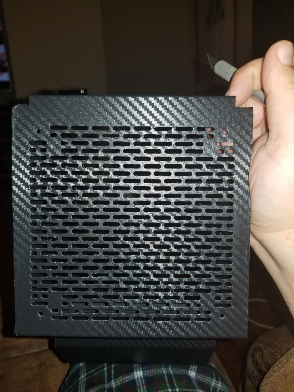 So many holes.  Took me just about 3 hours.