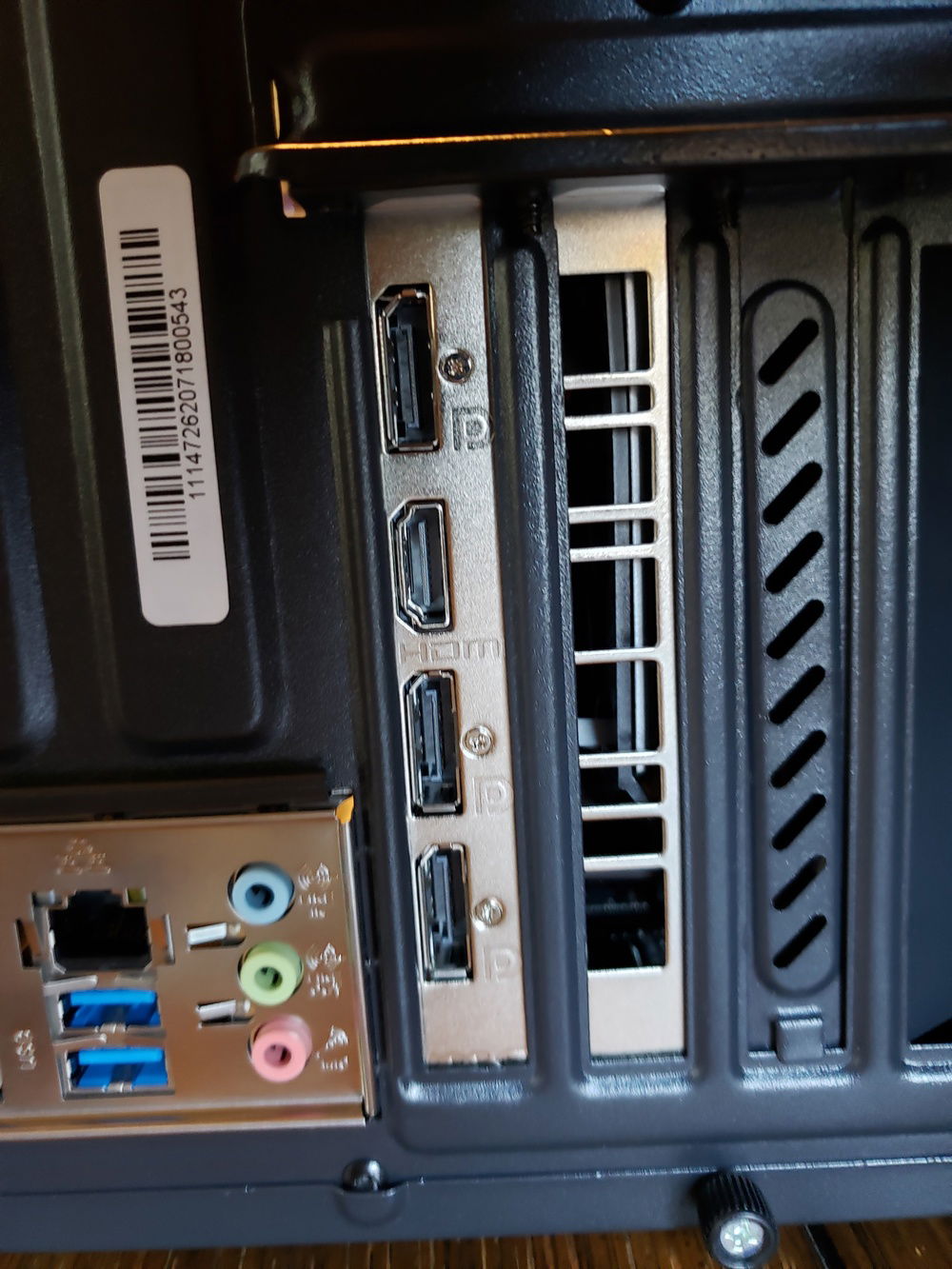 Bezel on the left interferes with display cable mold.