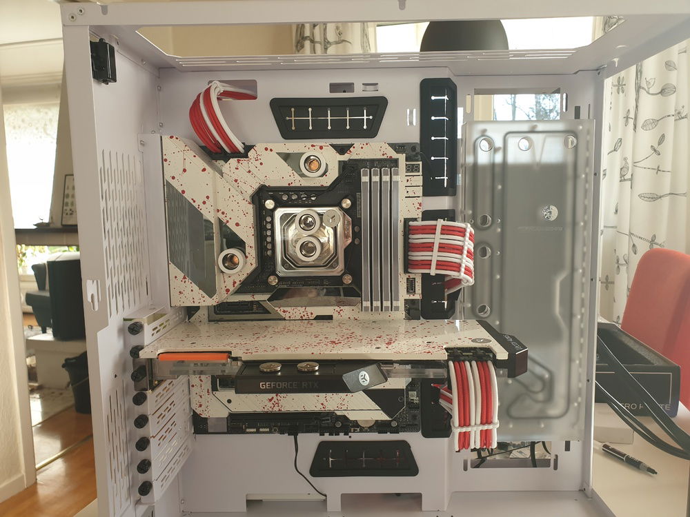 There is white, then there is white, but that turned out just great in the end!