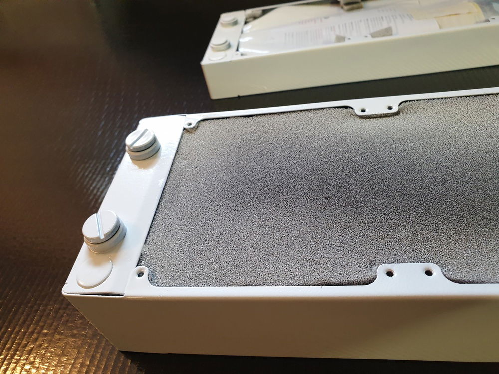 Painting the rads white!