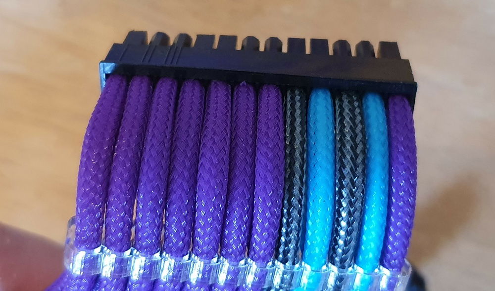 24 Pin Cable - Not bad for a first attempt.