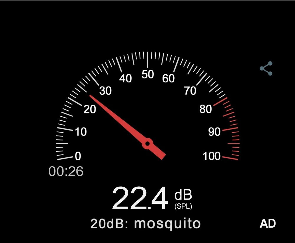 dB at Idle (TG Panels Off)