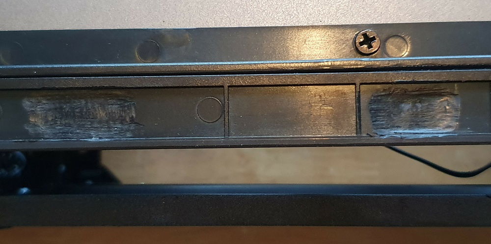 Plastic removed from cover - This allows th cover to remain flush where I have mounted the pump.