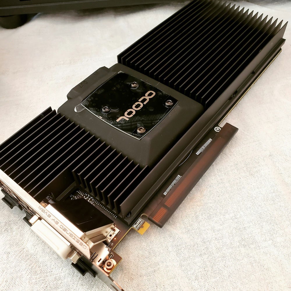 EVGA's 1070 robed with a Alphacool Nexxos block