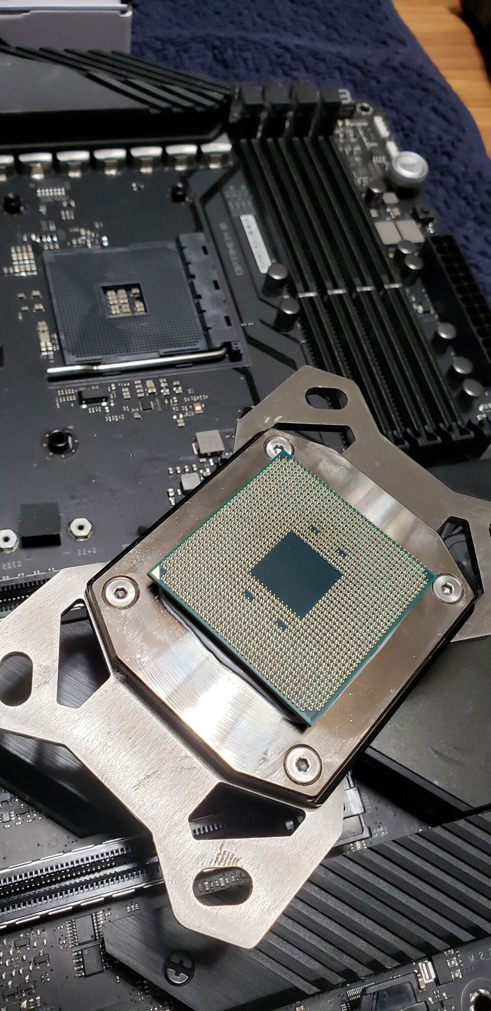 I didn't mean to evict the CPU all at once.