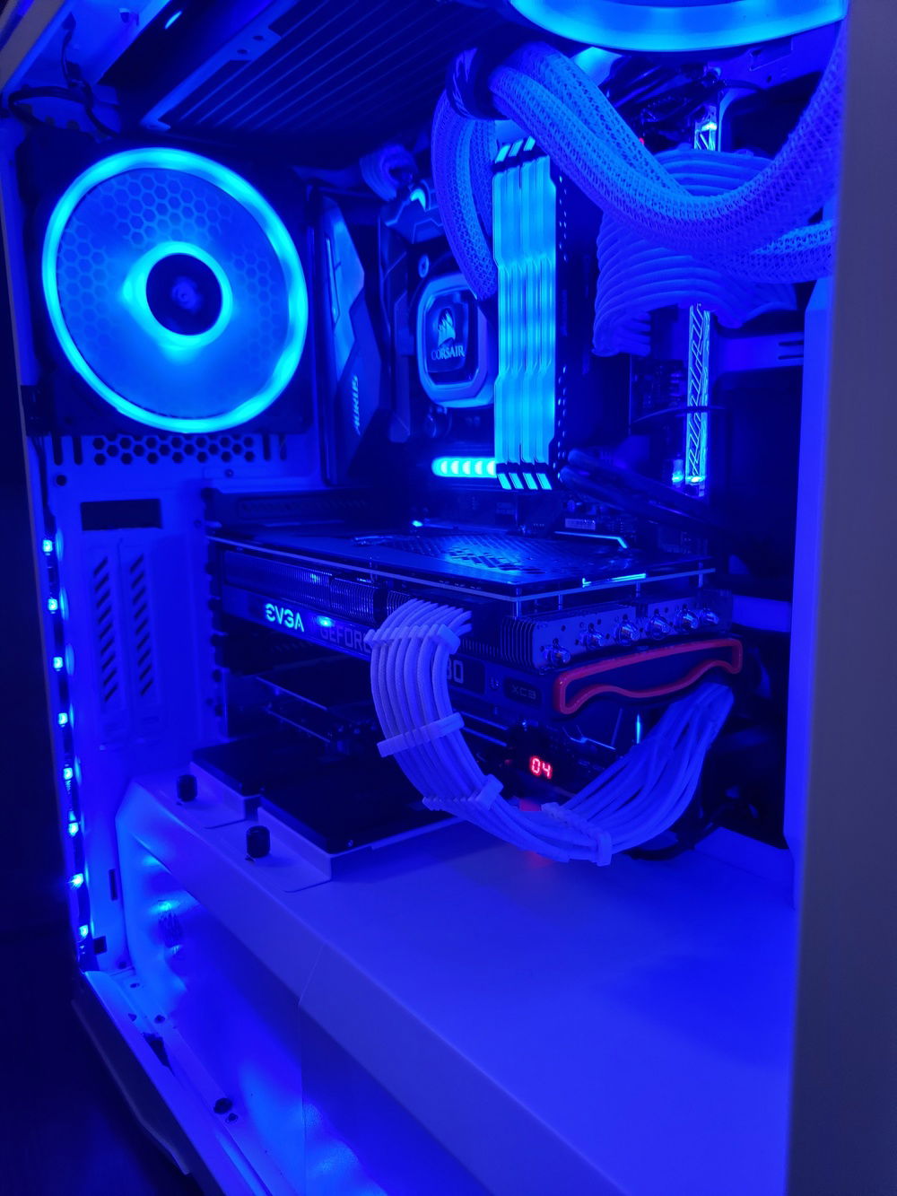 Another shot of the RTX 3080 in blue